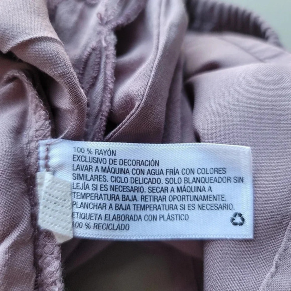 Mossimo supply Women's Romper Off Shoulder Eyelet Cut Strapless Casual Purple XS - Picture 4 of 11